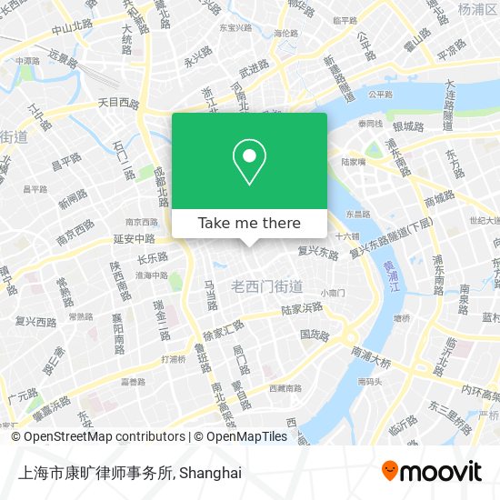 上海市康旷律师事务所 map