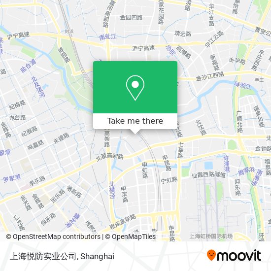 上海悦防实业公司 map