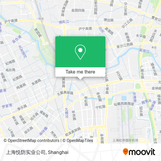 上海悦防实业公司 map