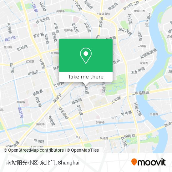 南站阳光小区-东北门 map