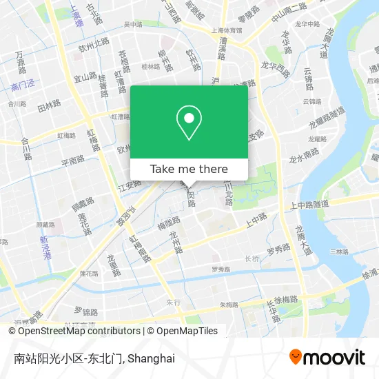 南站阳光小区-东北门 map
