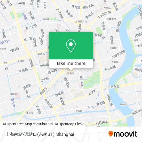 上海南站-进站口(东南B1) map