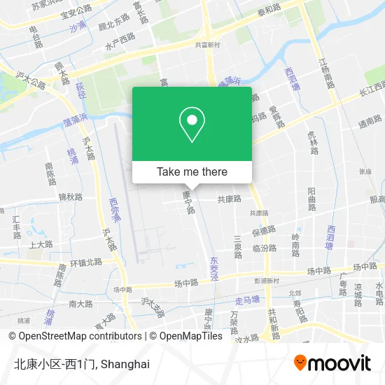 北康小区-西1门 map