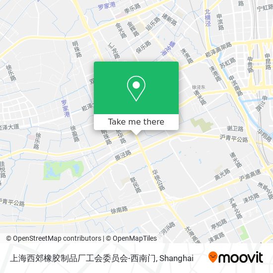 上海西郊橡胶制品厂工会委员会-西南门 map