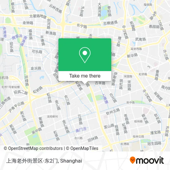 上海老外街景区-东2门 map