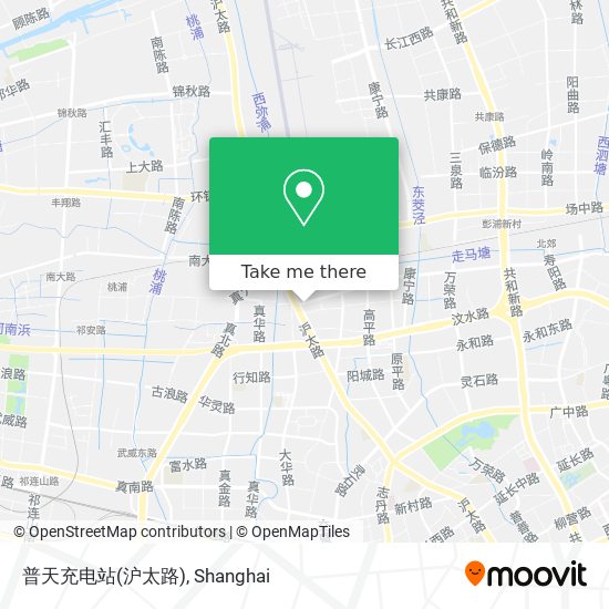 普天充电站(沪太路) map
