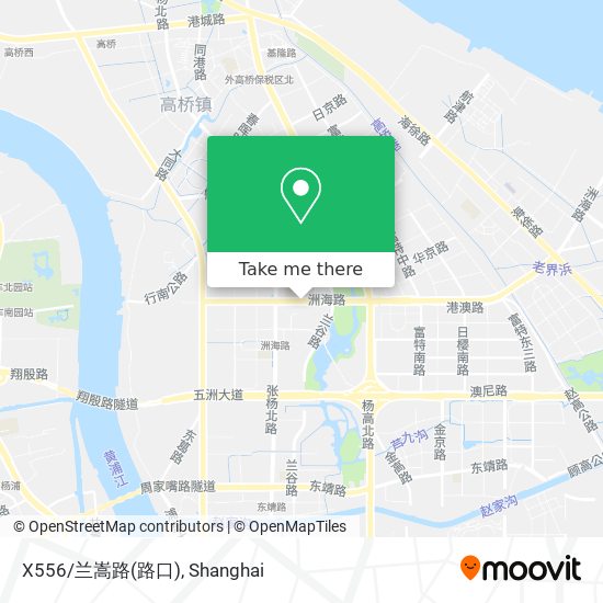 X556/兰嵩路(路口) map