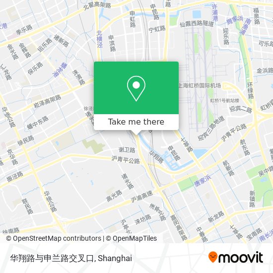 华翔路与申兰路交叉口 map