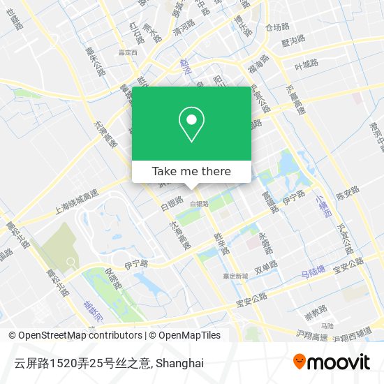 云屏路1520弄25号丝之意 map