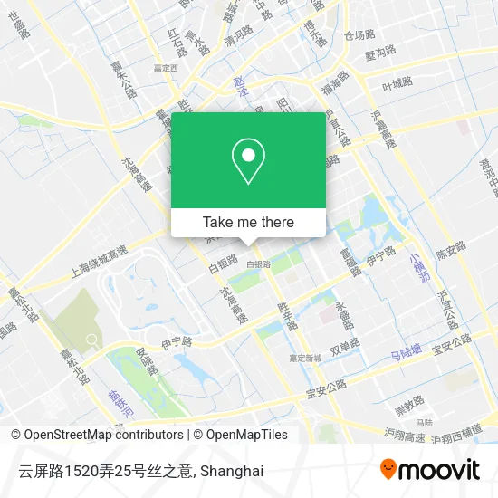 云屏路1520弄25号丝之意 map