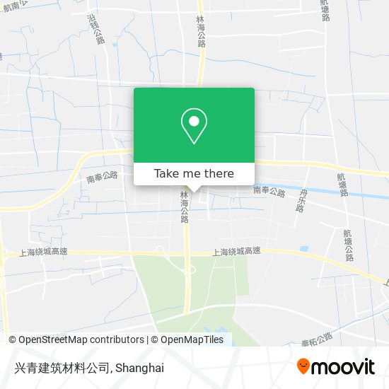 兴青建筑材料公司 map