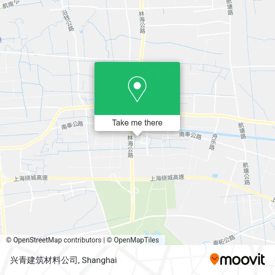 兴青建筑材料公司 map