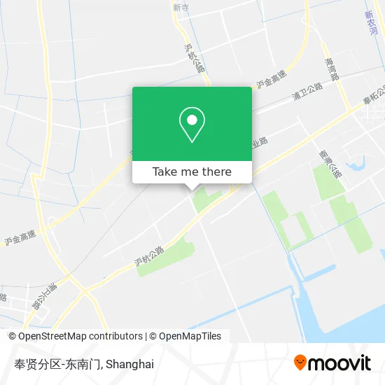 奉贤分区-东南门 map
