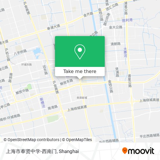 上海市奉贤中学-西南门 map