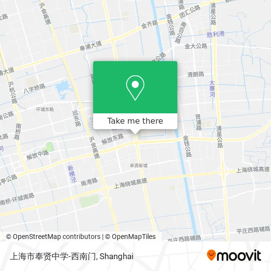 上海市奉贤中学-西南门 map