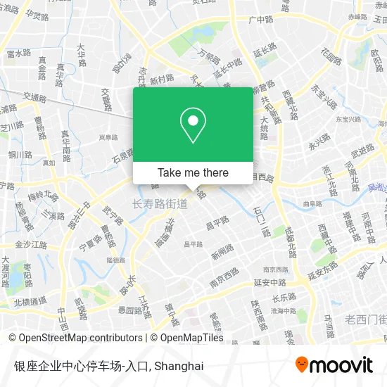 银座企业中心停车场-入口 map