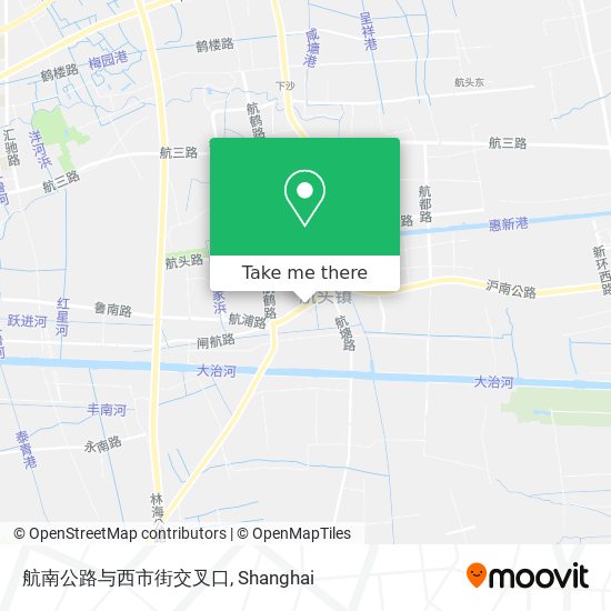 航南公路与西市街交叉口 map