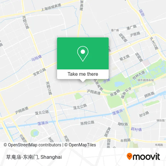 草庵庙-东南门 map