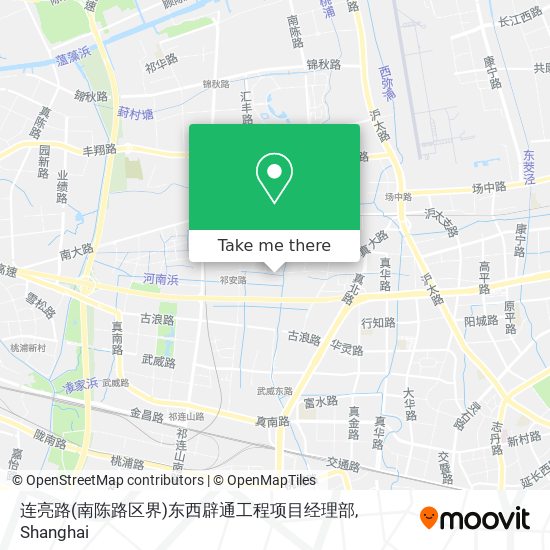 连亮路(南陈路区界)东西辟通工程项目经理部 map