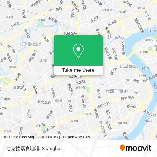 七克拉素食咖啡 map