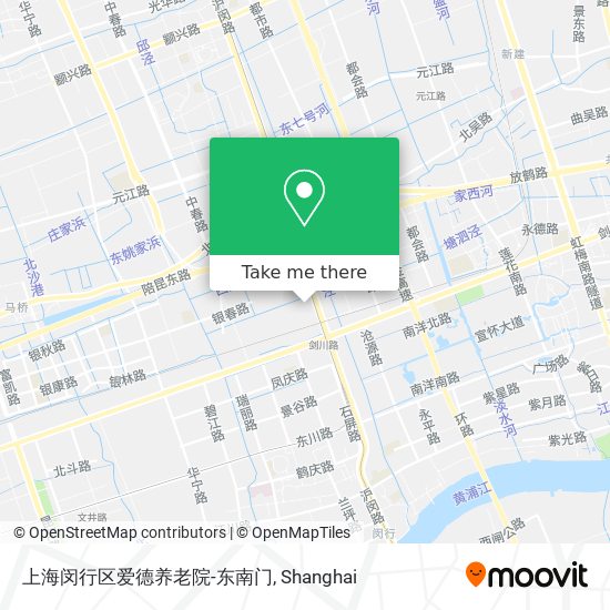 上海闵行区爱德养老院-东南门 map