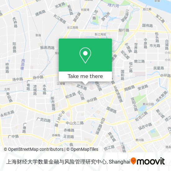 上海财经大学数量金融与风险管理研究中心 map