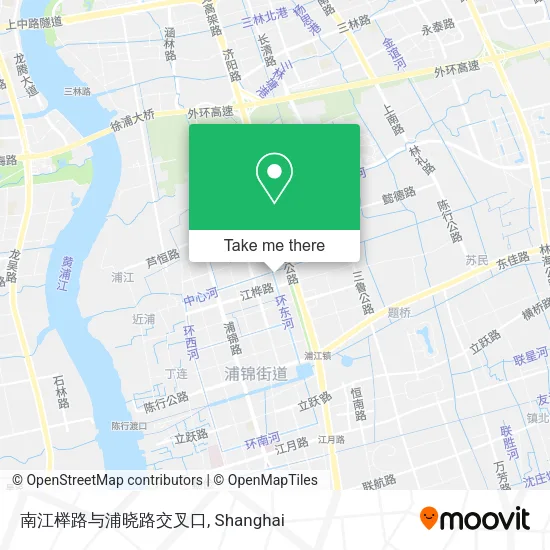 南江榉路与浦晓路交叉口 map