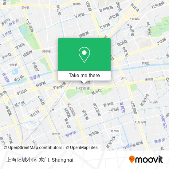 上海阳城小区-东门 map