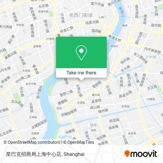星巴克招商局上海中心店 map