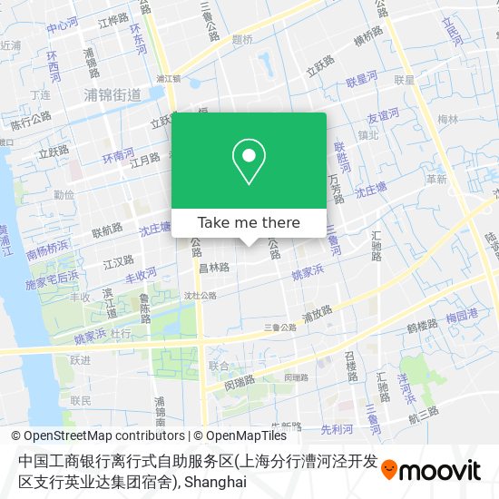 中国工商银行离行式自助服务区(上海分行漕河泾开发区支行英业达集团宿舍) map