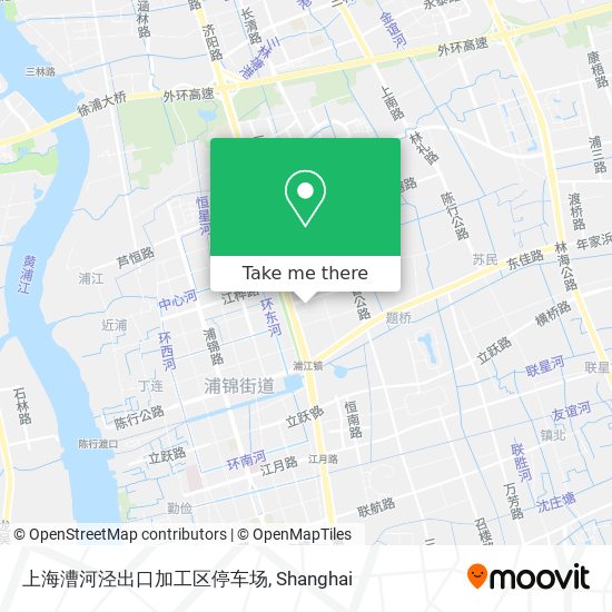 上海漕河泾出口加工区停车场 map