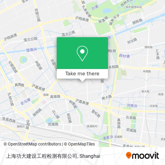上海功大建设工程检测有限公司 map