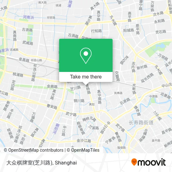 大众棋牌室(芝川路) map