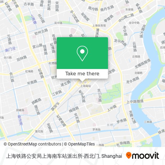 上海铁路公安局上海南车站派出所-西北门 map