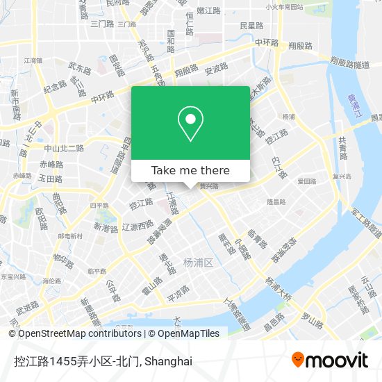 控江路1455弄小区-北门 map
