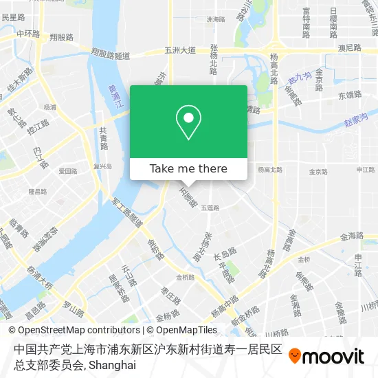 中国共产党上海市浦东新区沪东新村街道寿一居民区总支部委员会 map
