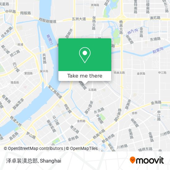 泽卓装潢总部 map