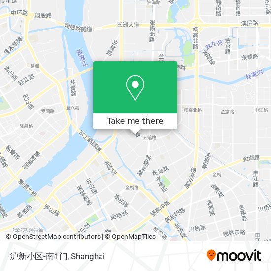 沪新小区-南1门 map