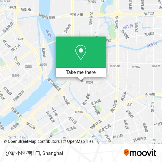 沪新小区-南1门 map
