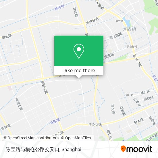 陈宝路与横仓公路交叉口 map