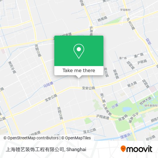 上海赣艺装饰工程有限公司 map