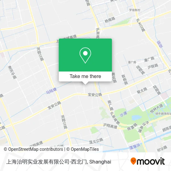 上海治明实业发展有限公司-西北门 map