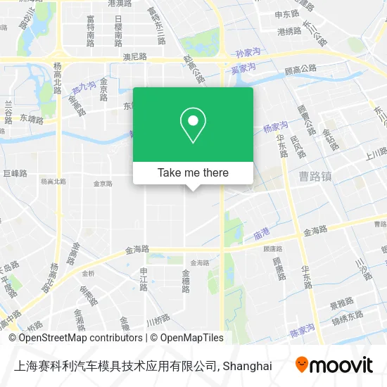 上海赛科利汽车模具技术应用有限公司 map