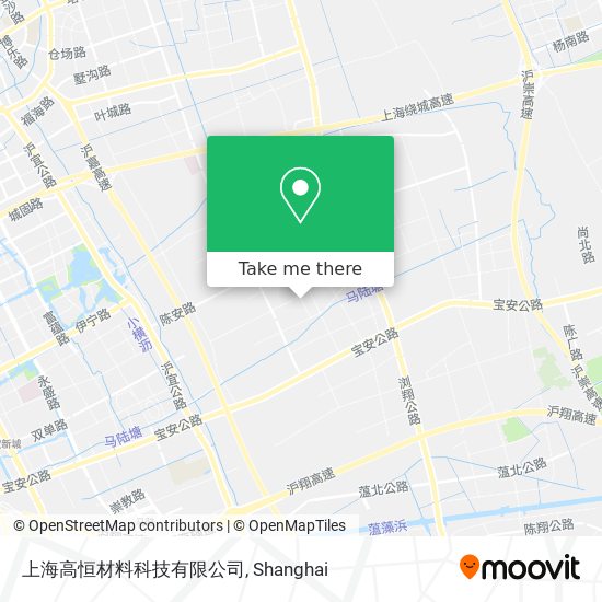 上海高恒材料科技有限公司 map