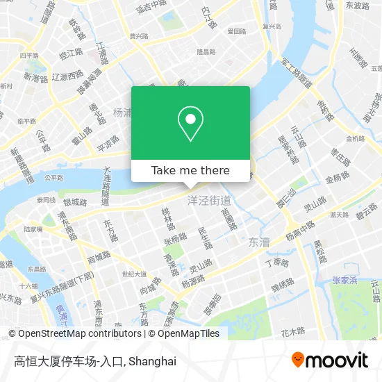 高恒大厦停车场-入口 map