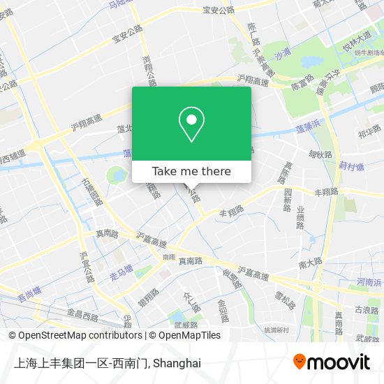 上海上丰集团一区-西南门 map