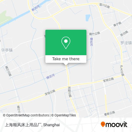 上海顺风床上用品厂 map