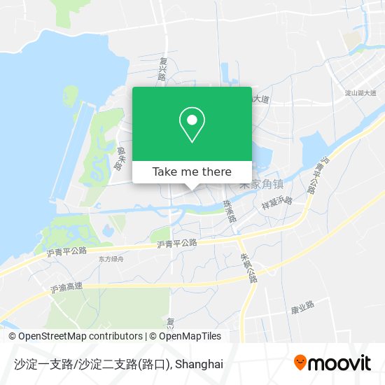 沙淀一支路/沙淀二支路(路口) map