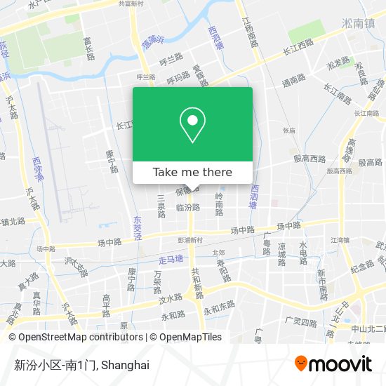 新汾小区-南1门 map
