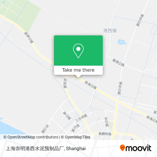 上海崇明港西水泥预制品厂 map